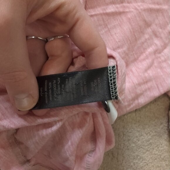 John Varvatos Polo Preppy Tennis Prep Old Money Casual Shirt Pink L - Picture 6 of 7